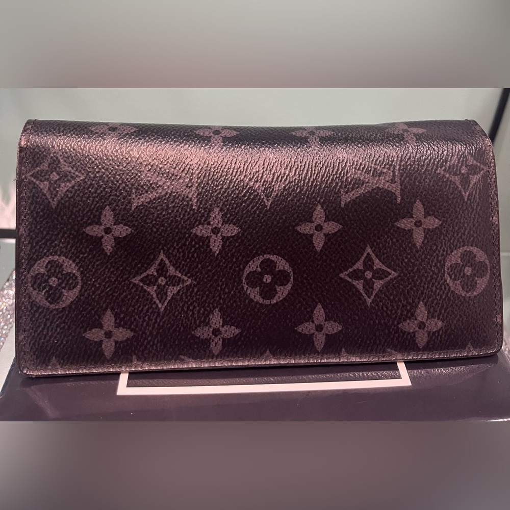 Louis Vuitton Monogram Eclipse Brazza Long Bifold… - image 2